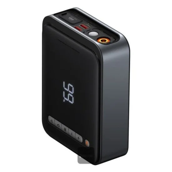 Baseus Super Energy 2-In-1 Jump Starter 8000Mah 1000A With Tire Inflator - Black